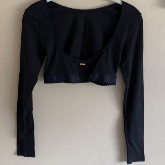 Savage X Fenty Pointelle Sleep Crop Top Size Medium - Picture 5 of 7